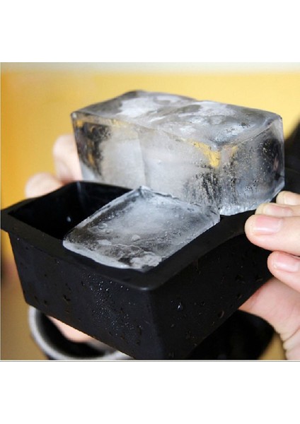 1 Adet Tarzı 4-Cavity Büyük Silikon Içecek Buz Küpü Puding Jöle Sabun Kalıbı Dondurma Kalıbı Tepsisi Aracı Dondurma Araçları Buz Küpü Tepsileri Kalıpları (Yurt Dışından) modelleri