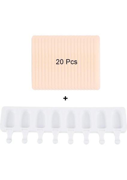 No.6 Tarzı 4 Hücre Silikon Dondurma Kalıbı Diy Kalıp Buz Küpü Tepsi Varil Sıcak Satış Tatlı Dondurma Kalıbı ile Popsicle Sopa Çanta (Yurt Dışından)