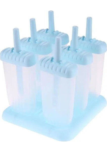 Mavi Stil Et Dıy Ice Lolly Krem Kalıpları Buz Tepsisi Dikdörtgen Şekilli Dondurma Pops Kalıpları Tepsi Çubuğu Dondurma Makineleri Kalıp (Yurt Dışından)