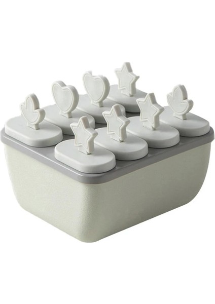 D-Gri Tarzı Yaz Silikonu Mini Ice Pops Kalıp Dondurma Topu Lolly Maker Popsicle Kalıp Ev Yapımı Bebek Maması Meyve Shake Dondurulmuş Konteyner (Yurt Dışından)