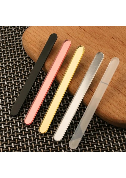 Stili Temizle Akrilik Dondurma Çubukları Dondurma Çubuğu Çocuklar Dıy Dondurma Çubukları El Sanatları Dondurma Çubuğu Kalıp 11.3X1CM (Yurt Dışından)