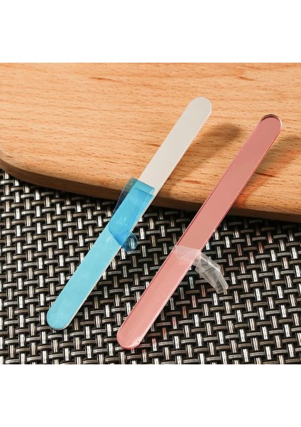 Stili Temizle Akrilik Dondurma Çubukları Dondurma Çubuğu Çocuklar Dıy Dondurma Çubukları El Sanatları Dondurma Çubuğu Kalıp 11.3X1CM (Yurt Dışından)