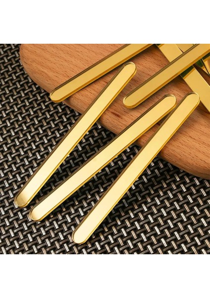 Stili Temizle Akrilik Dondurma Çubukları Dondurma Çubuğu Çocuklar Dıy Dondurma Çubukları El Sanatları Dondurma Çubuğu Kalıp 11.3X1CM (Yurt Dışından)