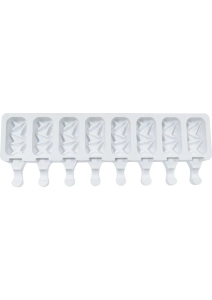 Stil 6 Stili Silikon Popsicle Kalıp Dondurma Kalıbı Ahşap Çubuklar ile Yaz Dıy Ev Yapımı Buz Küpü Tepsisi Buz Bloğu Tatlı Makinesi Araçları (Yurt Dışından)
