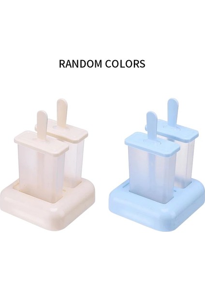 Rastgele 14X8.7X13CM Stili Dondurma Kalıbı Buzlu Şeker Diy Ev Yapımı Dondurma Makinesi Profesyonel Buz Lolly Kalıp Popsicle Kalıpları Tepsi Mutfak Dıy Aksesuarları (Yurt Dışından)