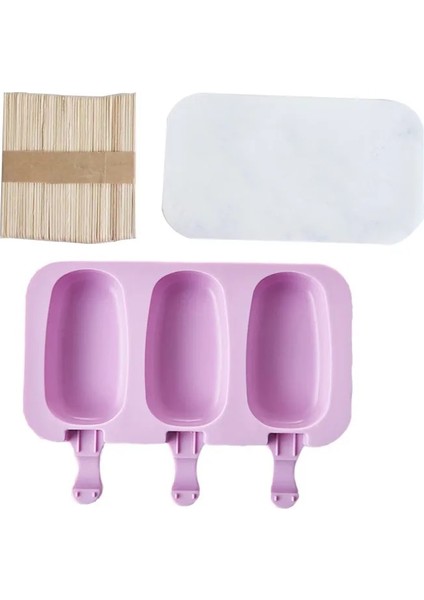 Sarı Stil 3D Pişirme Dondurma Kalıpları, Silikon Dondurma Kalıpları Kek, Dıy Ice Pops Için Cakesicle Kalıp Buz Küpü Tepsi Popsicle Varil Maker Kalıp (Yurt Dışından)