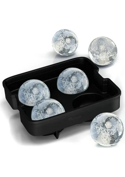 1 Adet Tarzı 4.5cm Büyük Boy Top Buz Kalıpları Küre Yuvarlak Top Makineleri Ev ve Bar Partisi Mutfak Viski Kokteyl Dıy Dondurma Kalıpları (Yurt Dışından) modelleri