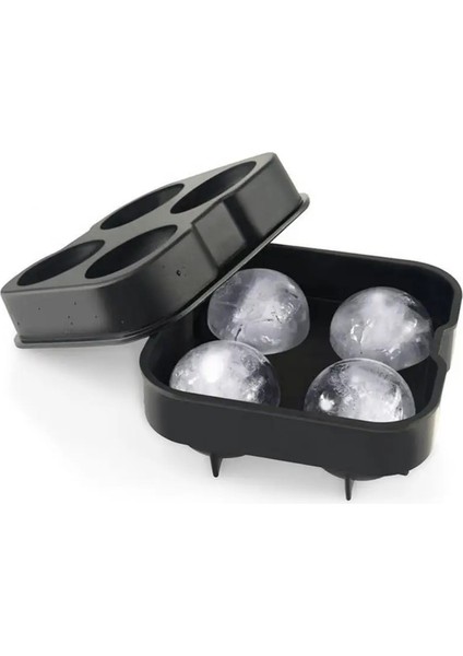 1 Adet Tarzı 4.5cm Büyük Boy Top Buz Kalıpları Küre Yuvarlak Top Makineleri Ev ve Bar Partisi Mutfak Viski Kokteyl Dıy Dondurma Kalıpları (Yurt Dışından) fırsatları