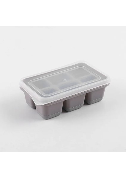 Gri Tarzı 1 Adet Silikon Ice Cube Maker Formu Buz Şekeri Kek Puding Çikolata Kalıpları Kolay Yayın Kare Şekli Buz Küpü Tepsileri Kalıpları (Yurt Dışından)