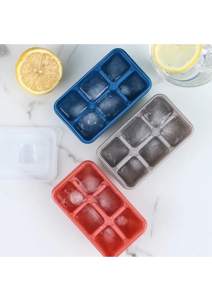 Gri Tarzı 1 Adet Silikon Ice Cube Maker Formu Buz Şekeri Kek Puding Çikolata Kalıpları Kolay Yayın Kare Şekli Buz Küpü Tepsileri Kalıpları (Yurt Dışından) fiyatları