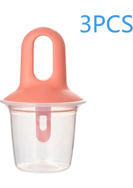 Kırmızı 3 Adet Tarzı 11.5x6.7cm Sıcak Mini Ice Pops Kalıp Dondurma Topu Lolly Maker Popsicle Kalıpları Bebek Dıy Gıda Takviyesi Aracı Meyve Shake Dondurma Kalıp (Yurt Dışından)