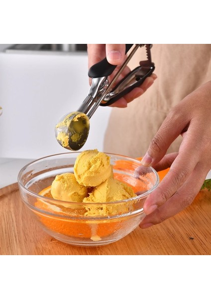 No.3 Tarzı Dondurma Kaşığı Paslanmaz Çelik Karpuz Kazma Kaşığı Ev El Yapımı Kek Dekorasyon Aracı Mutfak Pişirme Gadget'ı (Yurt Dışından)