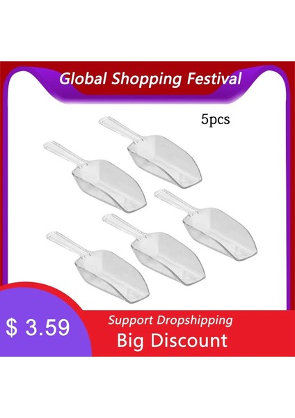 5 Adet Tarzı Dondurma Kaşığı Mini Şeffaf Kalınlaştırılmış Plastik Dondurma Kaşığı Şeker Tatlı Büfesi Dondurma Protein Tozu Mutfak Kaşığı (Yurt Dışından) modelleri