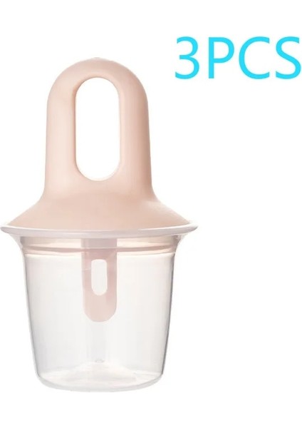 Pembe 3 Adet Tarzı 11.5x6.7cm Sıcak Mini Ice Pops Kalıp Dondurma Topu Lolly Maker Popsicle Kalıpları Bebek Dıy Gıda Takviyesi Aracı Meyve Shake Dondurma Kalıp (Yurt Dışından)