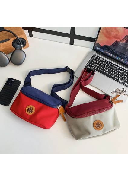 Ins Modaya Uygun Küçük Çanta Basit Renk Uyumlu Öğrenci Cebi (Yurt Dışından) indirimleri