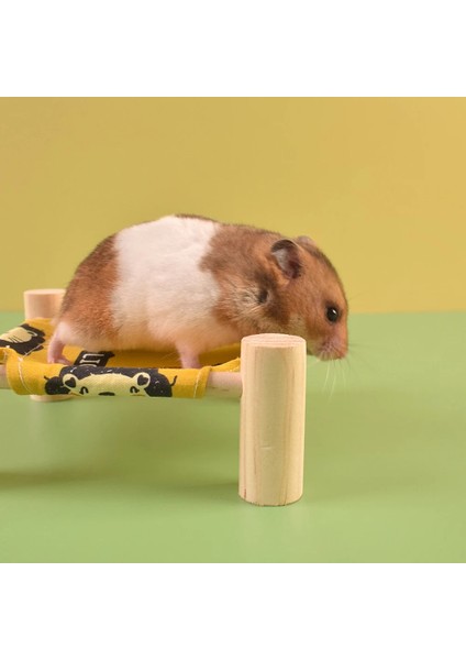 No.1 Tarzı S Beden Hamster Yuva Kobay Hamster Yaz Nefes Ahşap Yatak Lla Tavşan Yuva Pet Gelincik Hamster Aksesuarları Için Kobay Hamak (Yurt Dışından) fırsatları