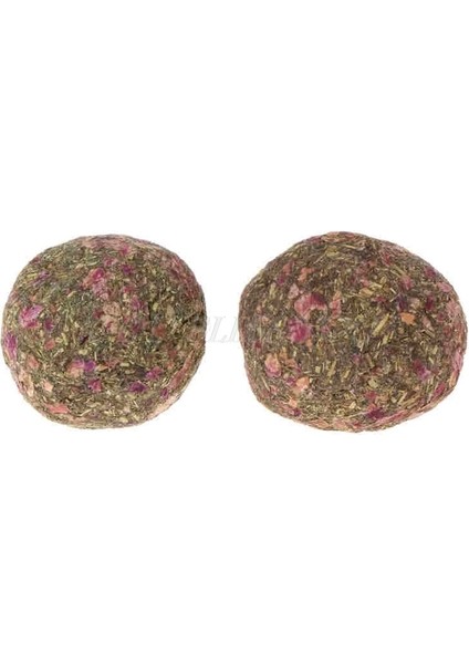 No.2 Tarzı Et Diş Taşlama Topu Doğal Çim Oyuncakları Guniea Pig Rabbit Lla Için (Yurt Dışından)
