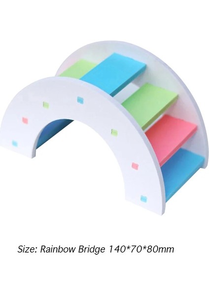 J 14X7X8CM Stili Sevimli Mini Ahşap Hamster Evi Merdiven Llas Küçük Evcil Hayvanlar Için Kobay Yuva Yatağı Küçük Evcil Hayvanlar Kafes Oyuncaklar Hamster Aksesuarları (Yurt Dışından)