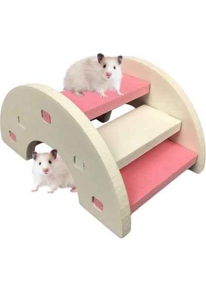Pembe Tarzı Hamster Merdiven Gökkuşağı Köprüsü Pet Oyuncaklar Plastik Köprü Asılı Oyuncaklar Küçük Hayvanlar Kafes Aksesuarları Sevimli Pet Hediyeler Ürün (Yurt Dışından) fiyatları