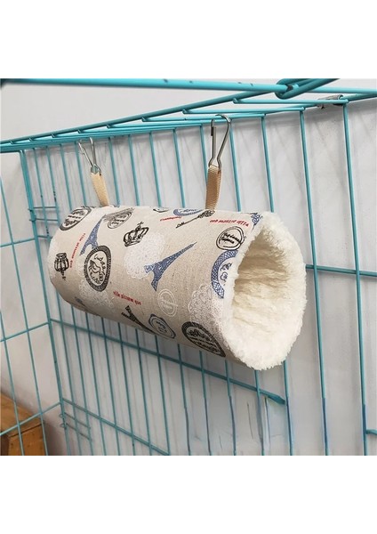 No.3 Tarzı L Beden Hamster Kafesi Gelincik Tünel Hamak Sıçan Için Sıcak Hamster Tüp Oyuncak Asılı Yatak Kafesi Hamster Tavşan Kobay Küçük Hayvanlar (Yurt Dışından)