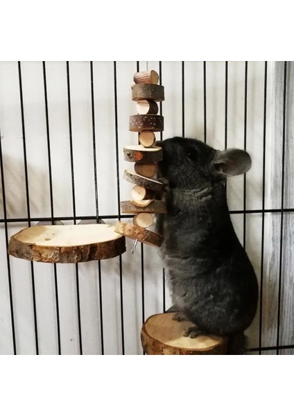 Küçük Hayvanlar Için Asılı Ahşap Çiğneme Oyuncak Tavşan Diş Taşlama Gine Domuzları Hamster Kafesi Aksesuarları Molar El Yapımı Lla# (Yurt Dışından) fırsatları