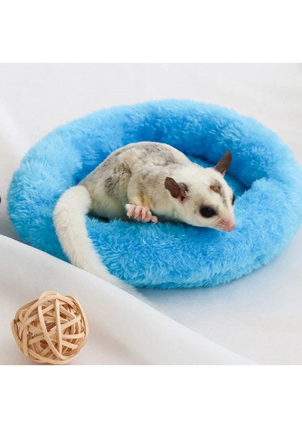 Mavi Stil S Beden Kobay Hamster Ev Mat Sevimli Hayvan Tavşan Sincap Hamster Yatak Yıkanabilir Kış Sıcak Yumuşak Kobay Aksesuarları (Yurt Dışından) fiyatları