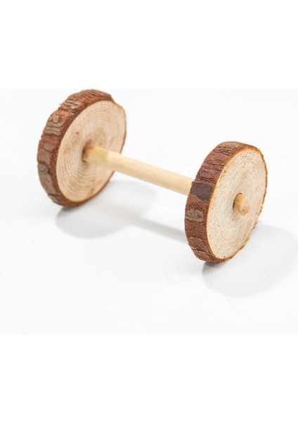 No.7 Tarzı S Beden Ahşap Pet Hamster Oyuncaklar Çam Dumbells Unicycle Bell Rulo Çiğneme Oyuncaklar Hamster Tavşanlar Için Toplar Sıçanlar Köpek Kedileroyuncak Molars Malzemeleri (Yurt Dışından) modelleri