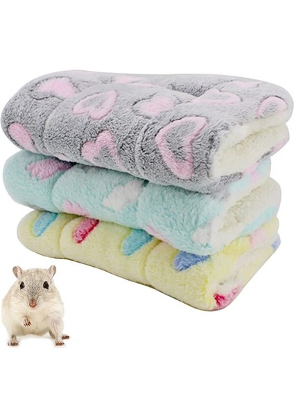 Flanel Battaniye Tarzı XL-68X95CM Nefes Hamster Pet Pee Pad Kobay Polar Battaniye Kafes Gömlekleri Küçük Hayvan Sıcak Mat Tavşan Aksesuarları Için Jaula Conejo (Yurt Dışından)