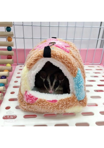 Sarı Stil 14X12 Hamster Evi Kış Sıcak Sevimli Yumuşak Yataklar Yeni Rahat Ekmek Hayvanlar Hamster Için Yuva Kirpi Tavşan Pet Aksesuarları Sıcak Yeni (Yurt Dışından)