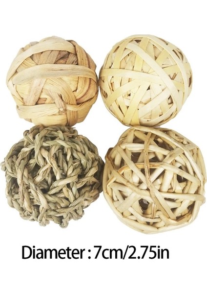 No.10 Tarzı Yeni 7cm Pet Çiğneme Oyuncak Doğal Rattan Topu Etkileşimli Oyuncaklar Tavşan Papağan Kediler Için Oyuncaklar Çiğnemek Küçük Hayvan Oyun Pet Aksesuarları (Yurt Dışından) indirimleri