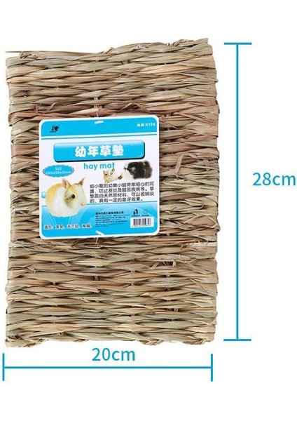 Resim Gösterisi Stili Olarak S Beden Yeni Hamster Çim Mat Pet Tavşan Çiğneme Mat Kırıcılar Oyuncak Küçük Hayvan Sıçan Gine Domuzu Ilginç Pet Oyuncaklar (Yurt Dışından) modelleri