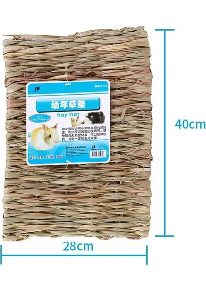 Resim Gösterisi Stili Olarak S Beden Yeni Hamster Çim Mat Pet Tavşan Çiğneme Mat Kırıcılar Oyuncak Küçük Hayvan Sıçan Gine Domuzu Ilginç Pet Oyuncaklar (Yurt Dışından) fırsatları