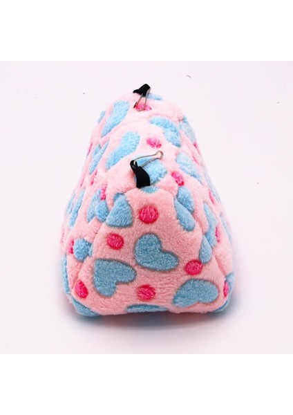 Yeşil Stil 14X12CM Kış Sıcak Hamster Yuva Kobay Evcil Hayvan Evi Küçük Hayvan Yuva Sıçan Uyku Çantası Sevimli Pet Yatak Yastık Tavşan Aksesuarları (Yurt Dışından)