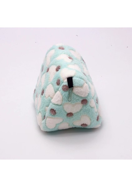 Yeşil Stil 14X12CM Kış Sıcak Hamster Yuva Kobay Evcil Hayvan Evi Küçük Hayvan Yuva Sıçan Uyku Çantası Sevimli Pet Yatak Yastık Tavşan Aksesuarları (Yurt Dışından)