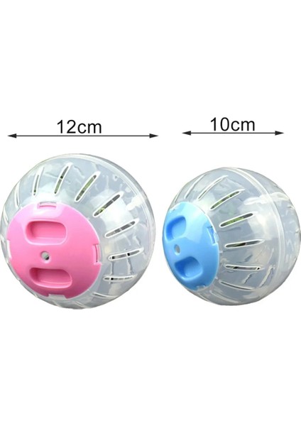 Pembe Tarzı 12CM Hamster Koşu Topları Küçük Pet Lla Kemirgen Gerbil Fare Rus Hamster Aksesuarları Için Oyuncaklar Egzersiz Koşu Topu Oyna (Yurt Dışından) fırsatları