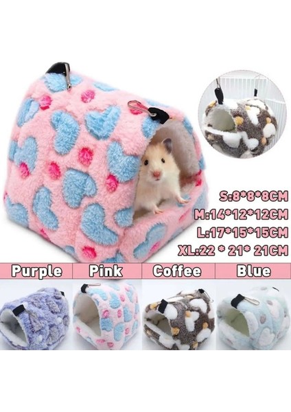 Pembe Tarzı L Beden Hamak Yuva Gelincik Tavşan Kobay Sıçan Hamster Fareler Yatak Isıtıcı Ev Küçük Evcil Hayvanlar Için Uyku Aksesuarları Pet Shop Malzemeleri (Yurt Dışından) fiyatları