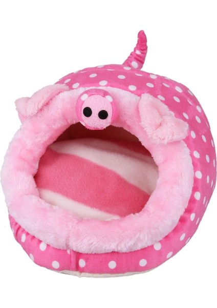Domuz Stili S 19X17X13CM Yumuşak Evcil Hayvan Evi Kobaylar Hamak Hamster Aksesuarları Zürafa Kirpi Tavşanlar Hollandalı Sıçanlar Yuva Mini Yatak Sıcak Küçük Evcil Hayvanlar Yatak (Yurt Dışından)