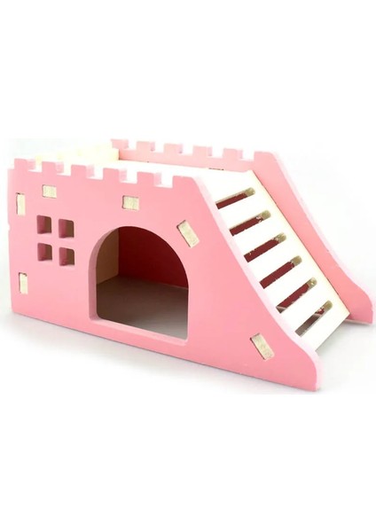 Sarı Stil Ağaç Delik Şekli Hamster Hideout Sevimli Hamster Egzersiz Oyuncak Ahşap Hamster Evi Gine Domuzu Hamster Aksesuarları Için Merdiven Slayt ile Hamster Kafesi (Yurt Dışından)