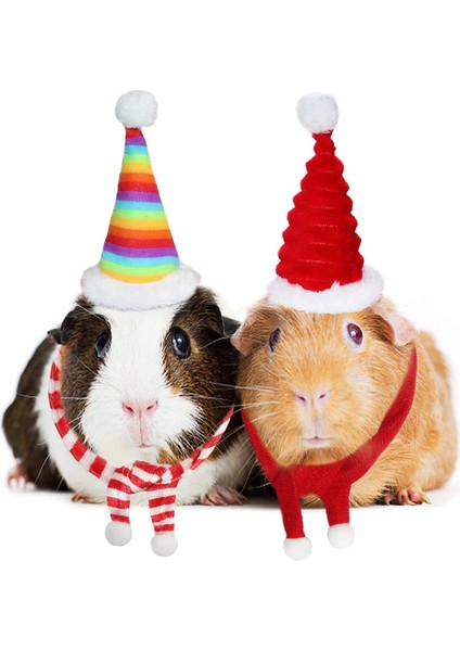 XIAOC001 Stili M Beden Pet Noel Şapka Noel Baba Kap Kafa Aksesuarları Tavşan Hamster Gine Domuz Sıçanlar Kitten Kitty ve Küçük Hayvanlar (Yurt Dışından) modelleri