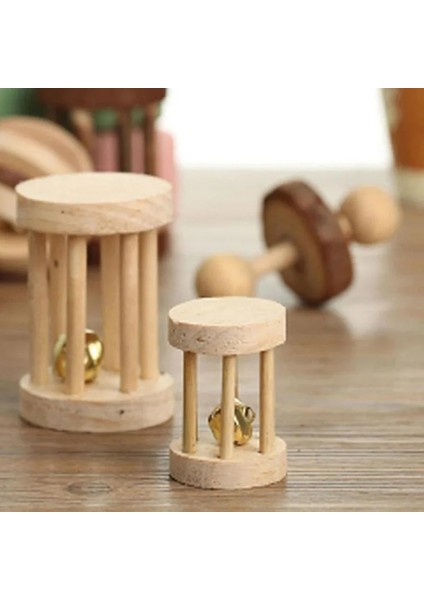 No.1 Tarzı S Beden Sevimli Doğal Ahşap Tavşanlar Oyuncaklar Çam Dumbells Unicycle Çan Rulo Çiğneme Oyuncaklar Gine Domuzları Için Sıçan Küçük Pet Azı Dişleri Malzemeleri (Yurt Dışından) indirimleri