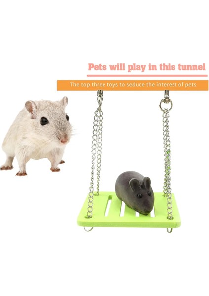 Bir Stil Ahşap Hamster Gökkuşağı Köprüsü Tahterevalli Salıncak Oyuncak Küçük Hayvan Aktivite Tırmanma Egzersiz Eğitimi Oyuncaklar Dıy Kafes Aksesuarları (Yurt Dışından) indirimleri