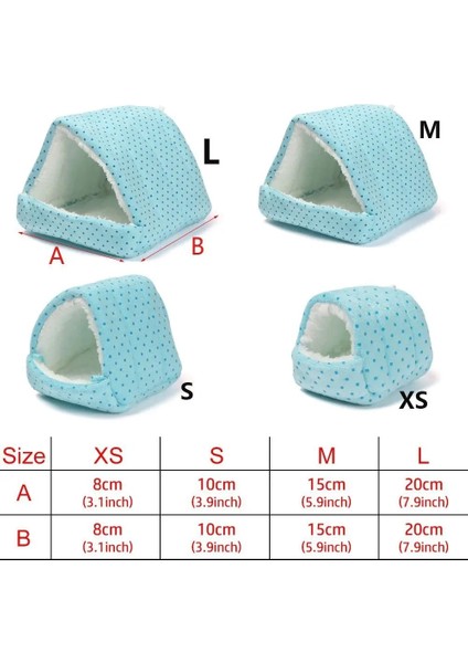 S-A Stili Tavşan Yumuşak Mini Kafes Sincap Pamuklu Mat Sıcak Mat Pet Aksesuarları Uyku Yatağı Kobay Yuvası Hamster Evi (Yurt Dışından) fırsatları