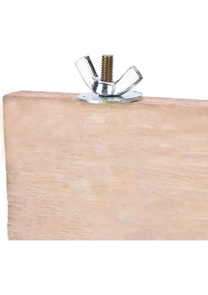 L 15X8CM Stili Ahşap Stand Platformu Pet Papağan Papağan Kuş Oyuncaklar Gerbils Fareler Papağan Raf Hamster Tünemiş Pençe Taşlama Temiz Kafes Aksesuarları (Yurt Dışından) fırsatları