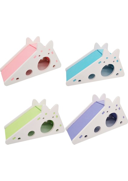 Pembe Tarzı Ahşap Hamster Evi Hamster Slayt Montajlı Oyun Oyuncak Evcil Hayvanlar Sıçan Lla Ev Merdiveni + Slayt Küçük Hayvanlar Dıy Kafes Aksesuarları (Yurt Dışından) fiyatları