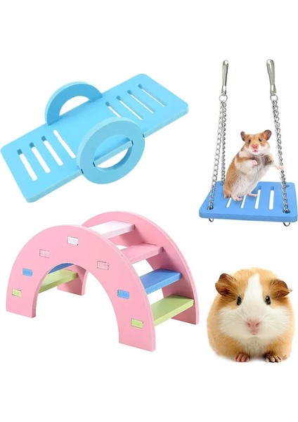 Köprü Biz Tarzı Hamster Oyun Oyuncaklar Gökkuşağı Köprüsü Tahterevalli Salıncak Tırmanma Can Sıkıntısı Kırıcı Küçük Hayvan Aktivite Oyuncak Dıy Hamster Kafesi Aksesuarları (Yurt Dışından) fiyatları