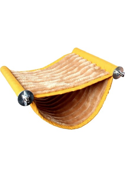 Sarı Stil L Beden Yumuşak Hamster Evi Uyku Yuvası Kobay Hamak Kafesi Aksesuarları Sıçanlar Için Yatak Çift Katmanlı Yatak Sevimli Sıcak Küçük Pet Malzemeleri (Yurt Dışından)