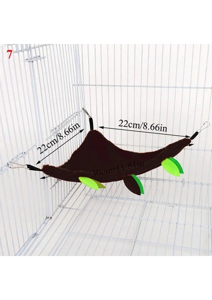B3 Stili Peluş Asılı Orman Yaprağı Desen Pet Oyuncaklar Salıncak Silindir Hamak Yuva Orman Teleferik Kafes Dekorasyon Aksesuarları Hamster Için (Yurt Dışından)