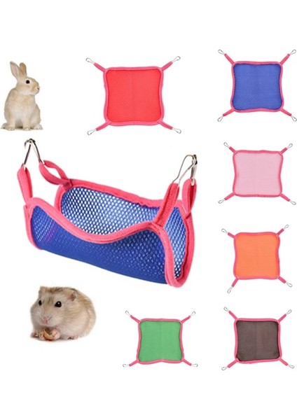 Mavi Stil L Beden Pet Hamster Hamak Yaz Nefes Alabilir Örgü Yatak Lla Gine Tavşanı Samll Evcil Hayvanlar Salıncak Oyuncaklar Kitten Hommock Sl (Yurt Dışından)