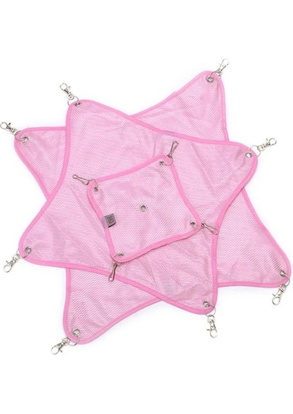 Pembe Tarzı M Beden Pet Hamster Hamak Yaz Nefes Örgü Yatak Lla Gine Tavşanı Samll Evcil Hayvanlar Salıncak Oyuncaklar Yavru Kedi Hommock Hamster Evi (Yurt Dışından)
