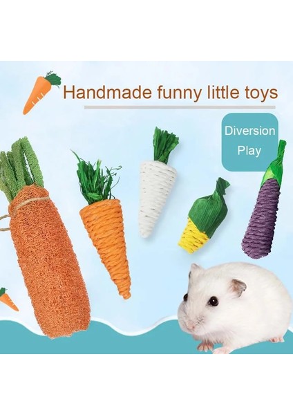 Mısır Tarzı 1 Adet Komik Diş Temizleme Mısır Ipek Hamster Bunny Chew Oyuncak Ev Dekorasyon Dokuma Oyuncaklar Küçük Hayvan Aksesuarları (Yurt Dışından) modelleri